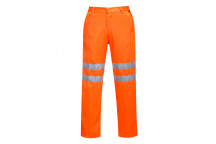 RT45 Hi-Vis Poly-cotton Trousers RIS Orange Large