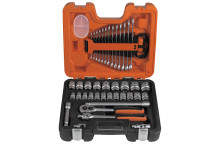 Bahco S400 Socket & Spanner Set of 40 Metric 1/2in Drive