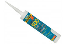 Everbuild 500 Bath & Sanitary Silicone Sealant Sandstone 290ml