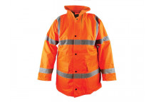 Scan Hi-Vis Orange Motorway Jacket - L (44in)