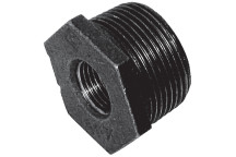 2\" X 3/4\" BSPT M/F HEX BUSH BLACK