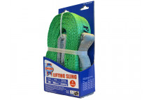 Faithfull Lifting Sling Green 2 Tonne 60mm x 3m