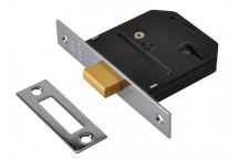 UNION ES-DL Essentials 3 Lever Mortice Deadlock Chrome 79mm 3in Visi