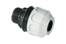 PP DN20X1\" STRAIGHTAIGHT MALE FITTING