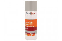 PlastiKote Trade Quick Dry Primer Spray Grey 400ml