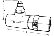 1\" Speed Control Valve - In-Line Ports W70536S