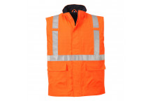 S776 Bizflame Rain Hi-Vis Antistatic FR Bodywarmer Orange XL