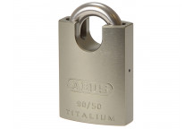 ABUS Mechanical 90RK/50mm TITALIUM Padlock Closed Shackle Keyed Alike 2745