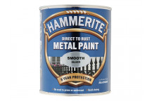 Hammerite Direct to Rust Smooth Finish Metal Paint Silver 250ml