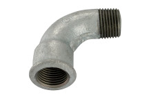3/8\" BSP/T MALE/F SHORT BEND GALVANISED GF1AG