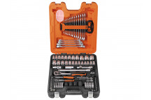 Bahco S87+7 Socket & Spanner Set of 94 Metric & AF 1/4 & 1/2in Drive
