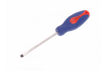 Faithfull Soft Grip Screwdriver Flared Slotted Tip 5.5 x 100mm