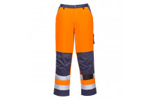 TX51 Lyon Hi-Vis Trousers Orange/Navy Large