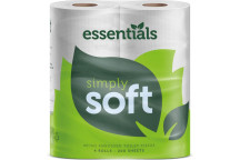 Small Roll Toilet Tissue White 2-Ply 48 Rolls x 200 sheets (11 x 12.5cm)