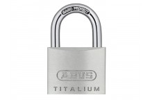 ABUS Mechanical 64TI/30mm TITALIUM Padlock Keyed Alike KA6311