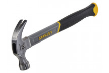 Stanley Tools Curved Claw Hammer Fibreglass Shaft 450g (16oz)