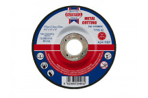 Faithfull Depressed Centre Metal Cutting Disc 115 x 3.2 x 22.23mm