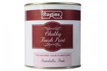 Rustins Chalky Finish Paint Portobello Pink 500ml