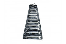 Bahco Chrome Polished Combination Spanner Set, 11 Piece