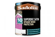 Sadolin Superdec Opaque Wood Protection Super White Satin 5 litre