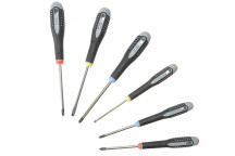 Bahco BE-9886 ERGO Screwdriver Set, 6 Piece SL/PH/PZ