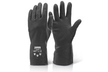 Heavy Weight Latex Black Gloves Ex-Large 1327-4 HHBHW