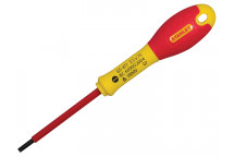 Stanley Tools FatMax VDE Insulated Screwdriver Parallel Tip 2.5 x 50mm