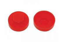 ForgeFix TechFast Cover Cap Poppy Red 16mm (Pack 100)