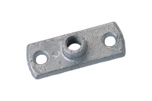3/8\" BSP TAPPED BACKPLATE FIG515 GALVANISED