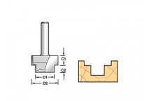 Trend 36/19 x 1/2 TCT Strip Recessor 9.5 x 19 x 13 x 6mm