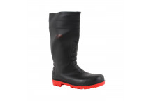 Blackrock SF78 Safety Wellington - red sole Size 10