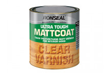 Ronseal Ultra Tough Internal Clear Mattcoat Varnish 250ml