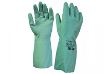 Scan Nitrile Gauntlets with Flock Lining Large (Size 9)