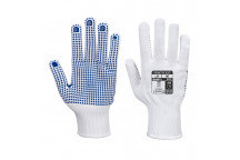 A110 Polka Dot Glove White/Blue Medium