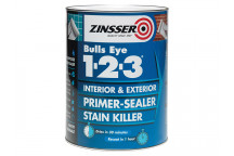 Zinsser Bulls Eye 1-2-3 Primer & Sealer Paint 2.5 litre