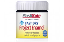 PlastiKote Fast Dry Enamel Paint B1 Bottle Gloss Black 59ml
