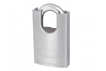 ABUS Mechanical 83/50mm Chrome Plated Brass Padlock Hardened Closed Shackle