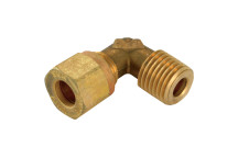 1/4\" NPT Male x 6mm OD Male Stud Elbow