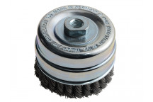 Lessmann Knot Cup Brush 100mm M14x2.0, 0.50 Steel Wire*