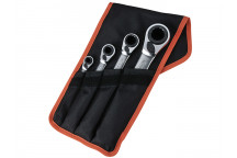 Bahco S4RM Series Reversible Ratchet Spanner Set, 4 Piece