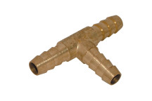 10MM ID BRASS EQUAL HOSETAIL TEE