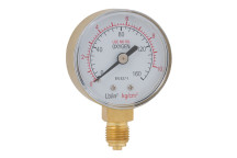 1/4\"BSPP 50MM OXYGEN BOTOM GAUGE 0-10BAR