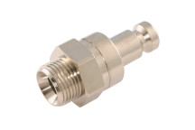 1/4\" BSPP Male Valved Plug