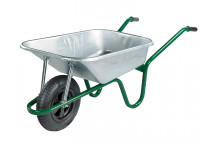 Walsall 90L Galvanised Builders Wheelbarrow