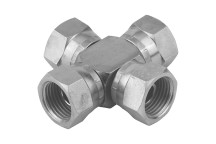 1/8\" BSPP SWIVEL FEMALE CROSS 60 CONE