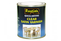 Rustins Quick Dry Varnish Satin Clear 1 litre