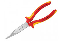 Knipex VDE Long Snipe Nose Side Cutting Pliers 200mm