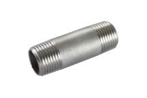 1\" BSPT MALE BARREL NIPPLE 60MM 316