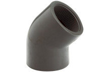 63MM X 2\" UPVC PLAIN/THREAD 45? ELBOW