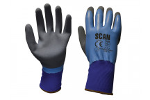 Scan Waterproof Latex Gloves - XL (Size 10)